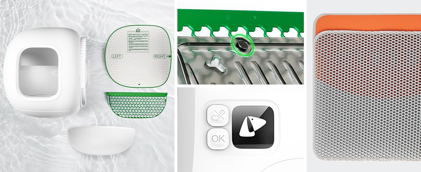 PETKIT Pura Max 2 - автоматичний самоочисний лоток для котів, 76л, з функцією контролю через додаток, для кількох котів, з дезодорантом