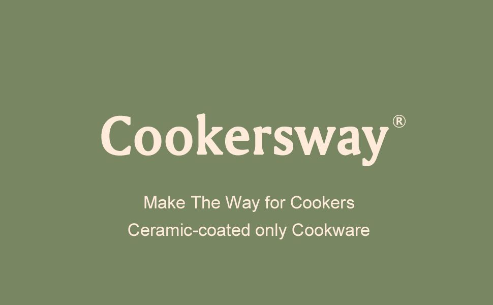 Керамічна сковорода Cookersway 28 см з антипригарним покриттям для індукції, млинців та оладок, кремова
