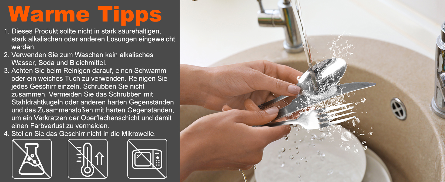 Набір столових приборів на 8 осіб, 40 предметів: ножі, виделки, ложки. Виготовлений з нержавіючої сталі, дзеркально відполірований, придатний для миття в посудомийній машині. Сріблястий колір.