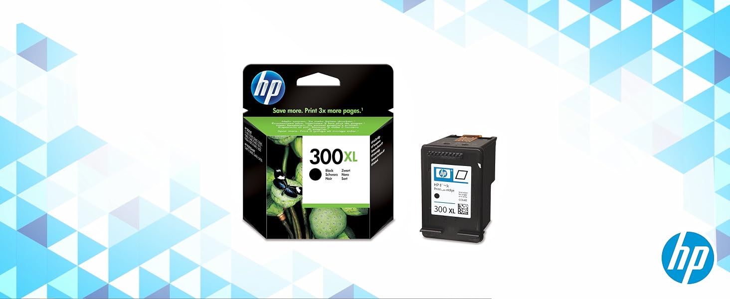 Оригінальний чорнильний картридж HP 300 Black (Чорний), XL, Single