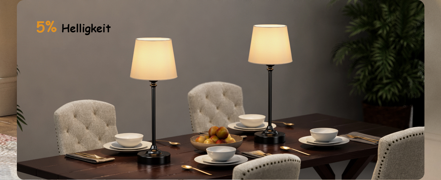 LED настільна лампа бездротова з торшером з льону, торшер для спальні, їдальні, вітальні, з USB-C, регулювання яскравості, 40см, мідь