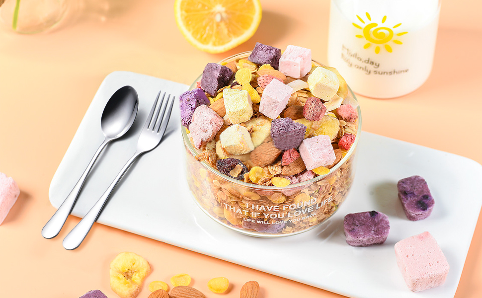 VANRA Набір дитячого посуду з нержавіючої сталі 18/10 (3 шт.): ложка, виделка, ніж