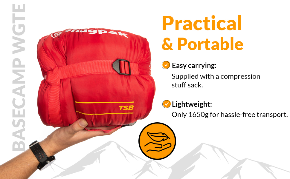 Спальний мішок Snugpak WGTE з ізоляцією Isofibre – для холодної погоди, легкий, компактний, мумієподібний. З компресійним мішком для кемпінгу та походів. Капюшон на шнурку, двостороння блискавка, оливковий колір, ліва блискавка.