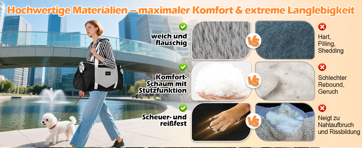 Автомобільний лежак для собак 3-в-1 - переноска, лежак, автокрісло для маленьких собак, чорний