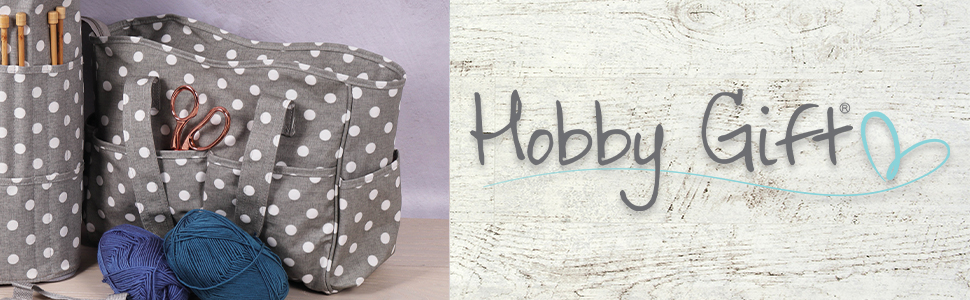 Бавовняна сумка для рукоділля Hobby Gift, червона, 14x36,5x30 см