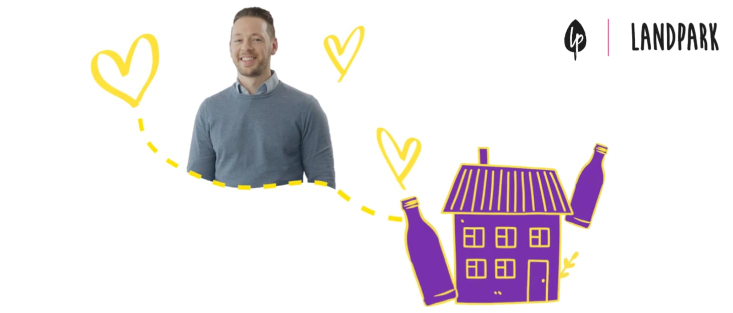 Набір кавових чашок Landpark Mix 6 шт (350 мл) з кераміки ручної роботи - преміум якість