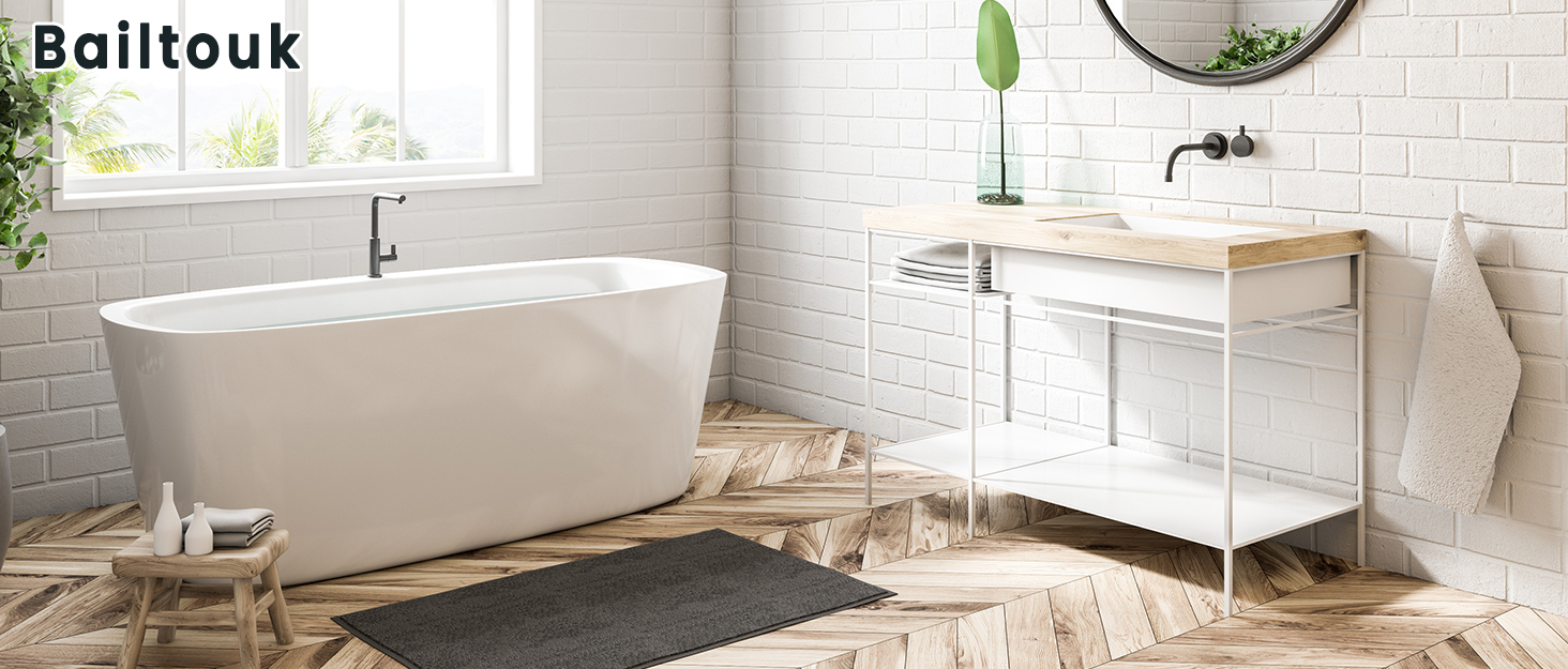 Поличка для душу без свердління, алюміній, 2 шт. Водостійка поличка для ванної кімнати, органайзер для шампуню, аксесуарів, 30,5×13×5,5 см (A Срібло)