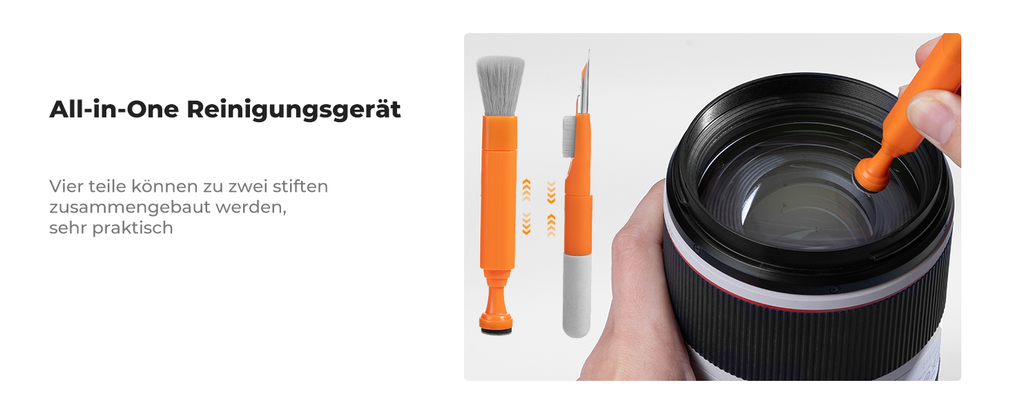 Набір для чищення електроніки K&F Concept 11 в 1: Airpods, клавіатури, ноутбуки, навушники, телефони, камери