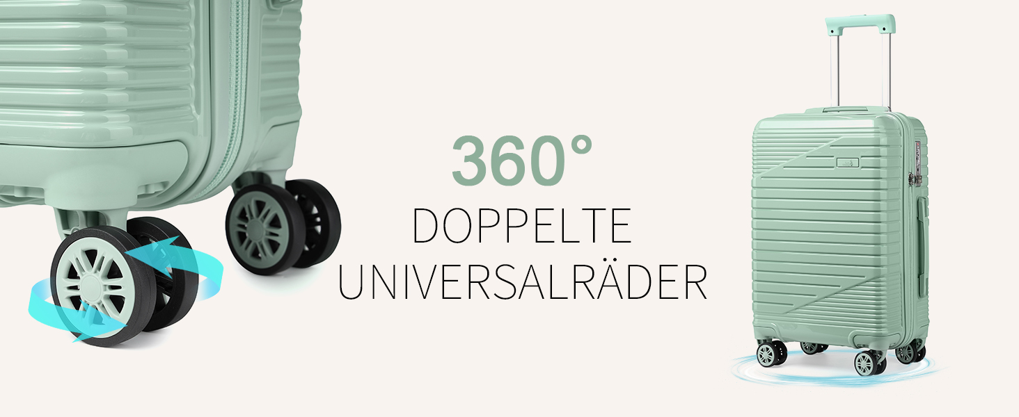 Набір валіз Sea Choice 4 шт. з жорстким корпусом: S/M/L/XL (Тролі, Чемодан, Beauty Case) з розширенням, TSA-замок, YKK блискавка, чорний