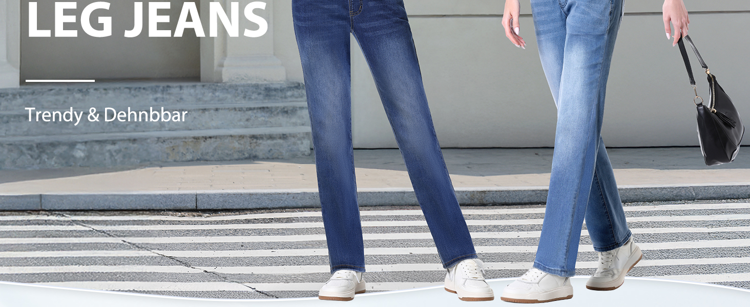 Жіночі джинси Pull On Straight, висока талія, еластичний денім, 4 кишені, темно-синій колір, розмір 31