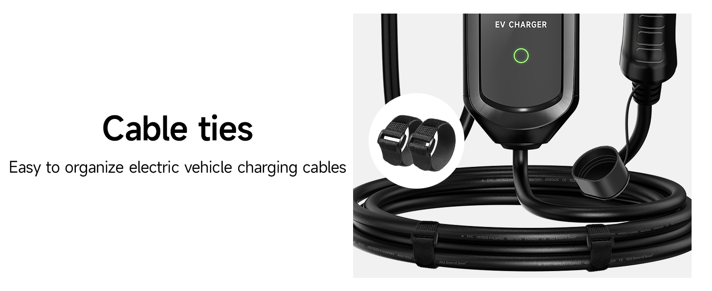 Кабель зарядного пристрою для електромобіля 8м, 3.6 кВт, Schuko, регульований струм 6/8/10/13/16A, з сумкою, IEC 62196-2