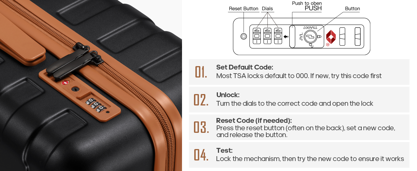 Набір валіз Roadcheer з полікарбонату: велика валіза на коліщатках, рюкзак, органайзери для косметики та взуття | з TSA-замком