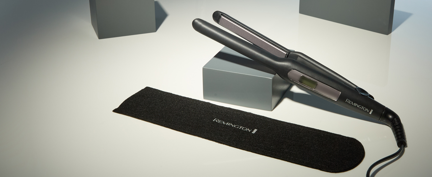 Випрямляч для волосся Remington S5515 Schwarz: для короткого волосся, бороди, з керамічним покриттям, LCD-дисплеєм (150-230°C)