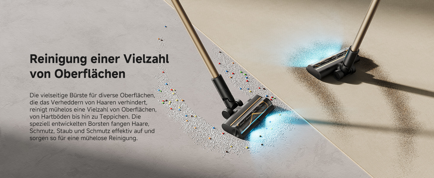 Mova S5 Sense: Бездротовий акумуляторний пилосос з тривалою роботою до 97 хвилин, для килимів, твердих підлог та шерсті тварин. Тиха, самостійна, з антизаплутуванням.