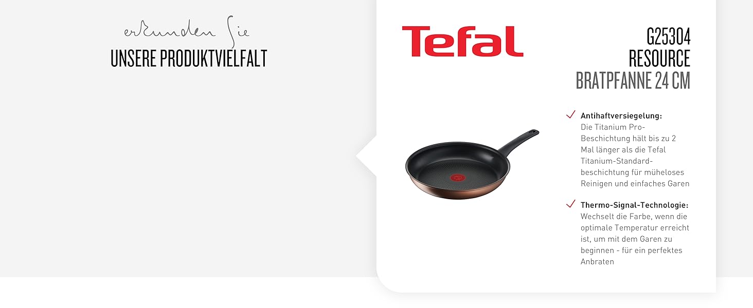 Сковорода Tefal Unlimited On 24 см з антипригарним покриттям Titanium, індукційна, з індикатором нагріву, для всіх плит, чорна