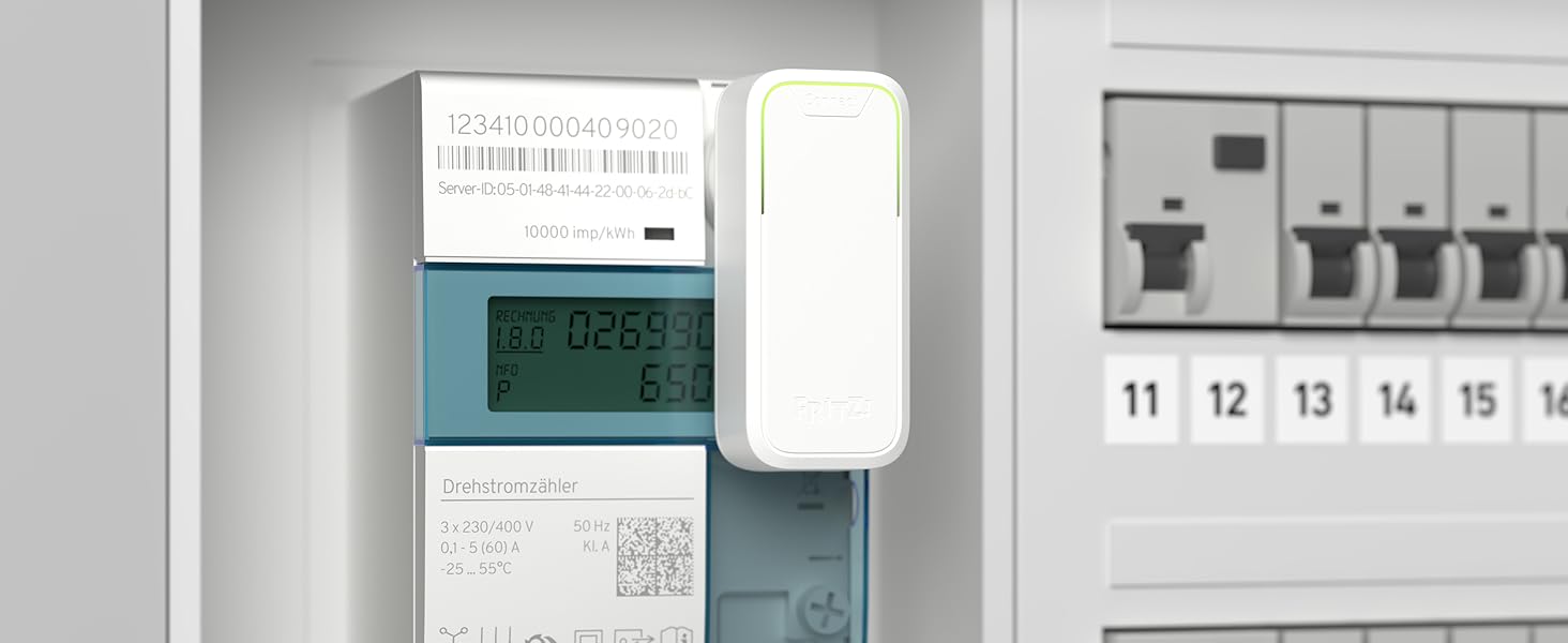 Fritz!Smart Energy 250: розумний датчик струму для оптимізації енергоспоживання | Сумісний з Fritz!Box