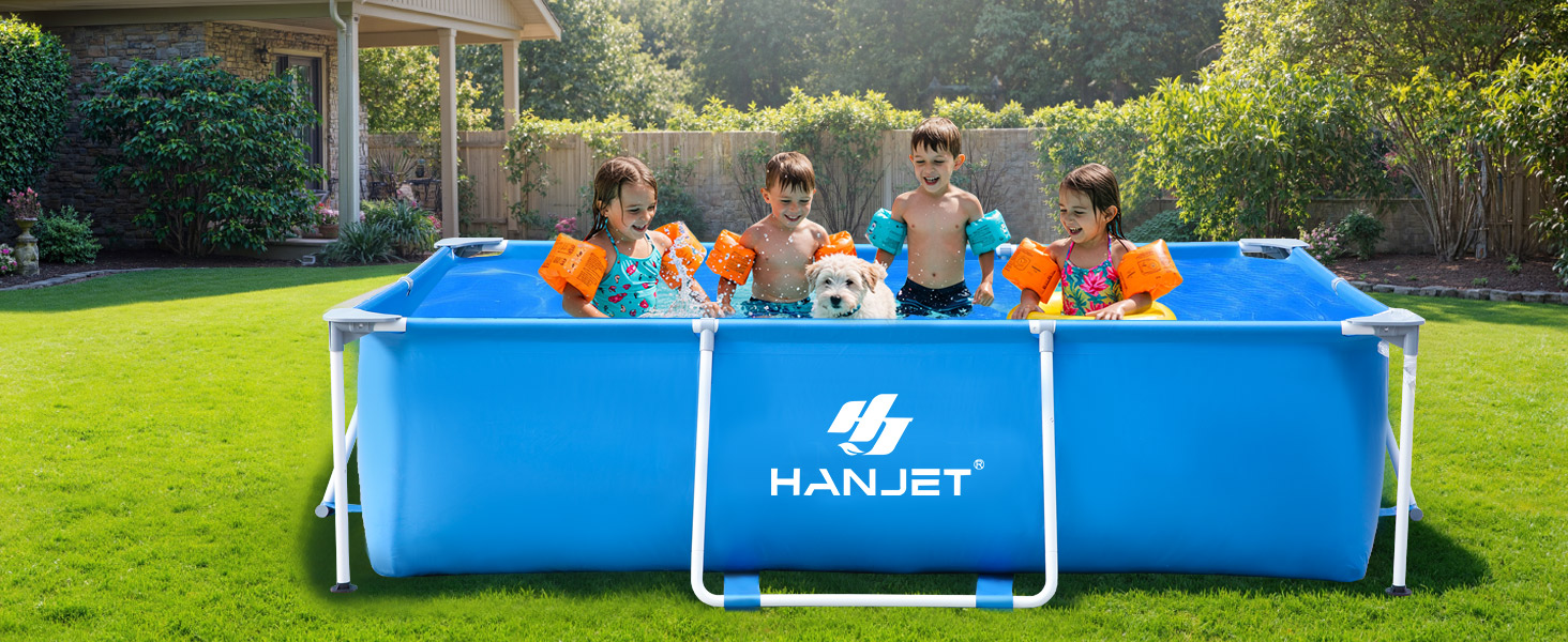 Басейн сталевий каркасний 110x110x35 см, блакитний - для саду та відпочинку