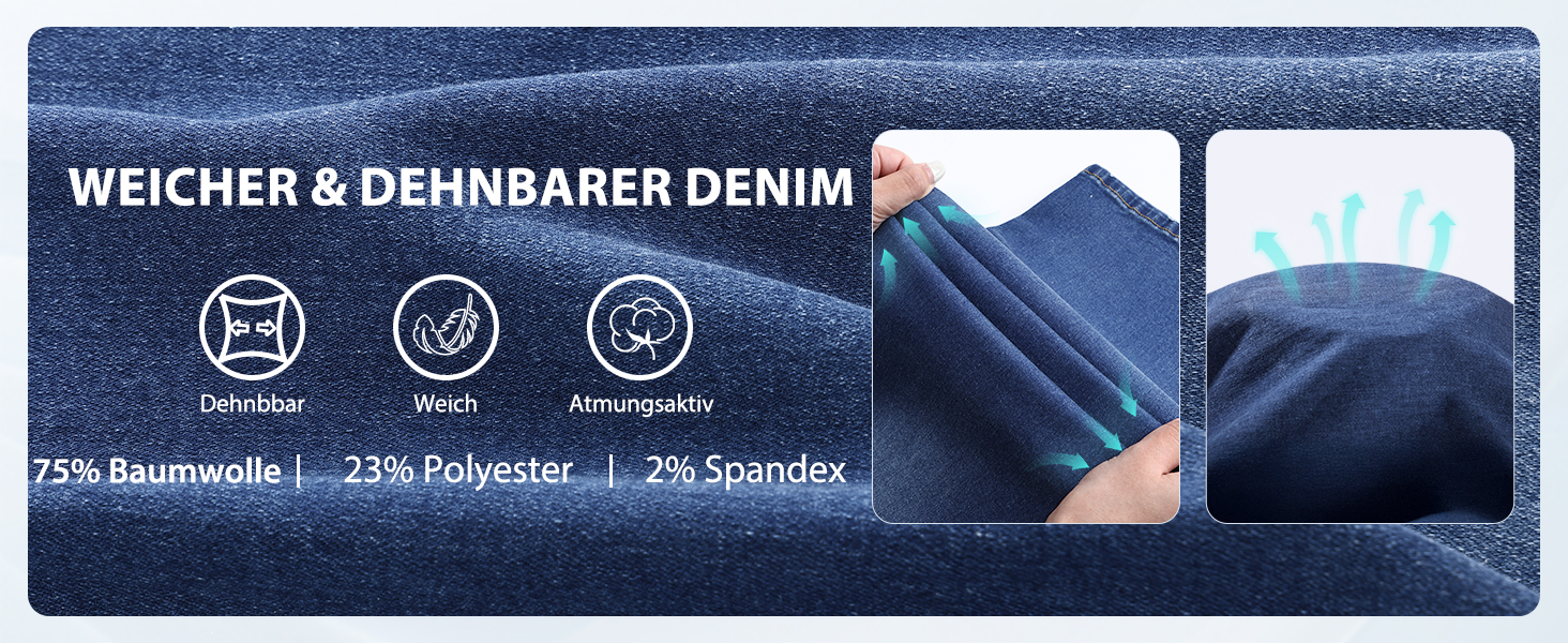 Жіночі джинси Pull On Straight, висока талія, еластичний денім, 4 кишені, темно-синій колір, розмір 31