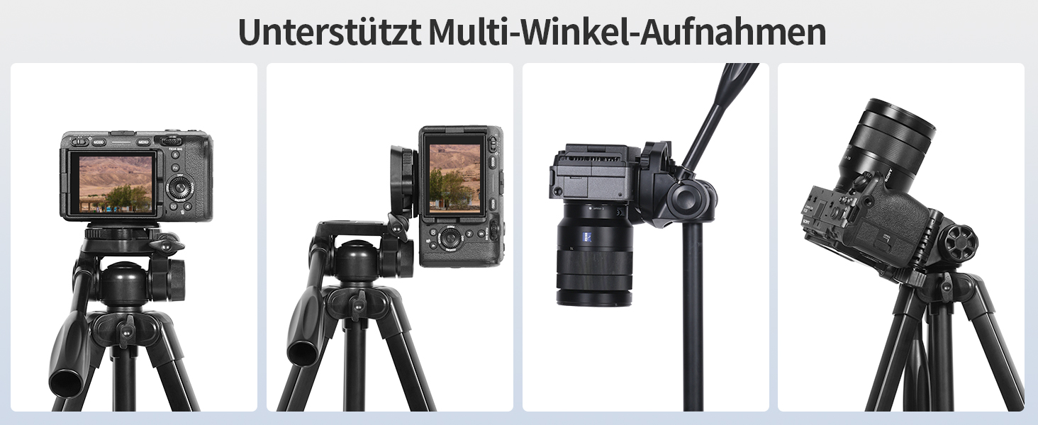 Штатив для камери SIRUI 180 см, алюмінієвий трипод з кріпленням для телефону, фото- та відеозйомки