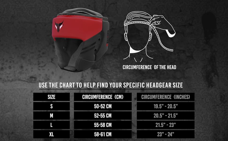 Mytra Fusion Headgear Boxing Headguard with Adjustable Strap - MMA, Muay Thai, Sparring, Karate - XL Black