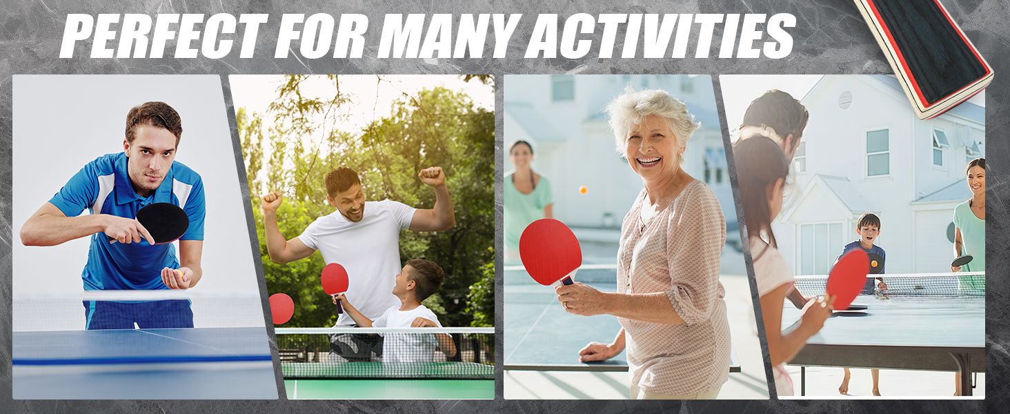 Набір для настільного тенісу Flintronic: 2 ракетки + 3 м'ячі, сумка, для початківців та професіоналів