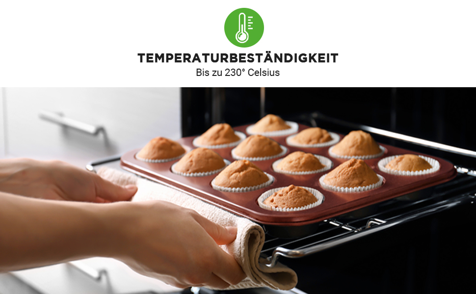 Набір форм для випічки NutriChef 10 шт – кругла, прямокутна, для кексів, пирога, піци, хліба, антипригарне покриття
