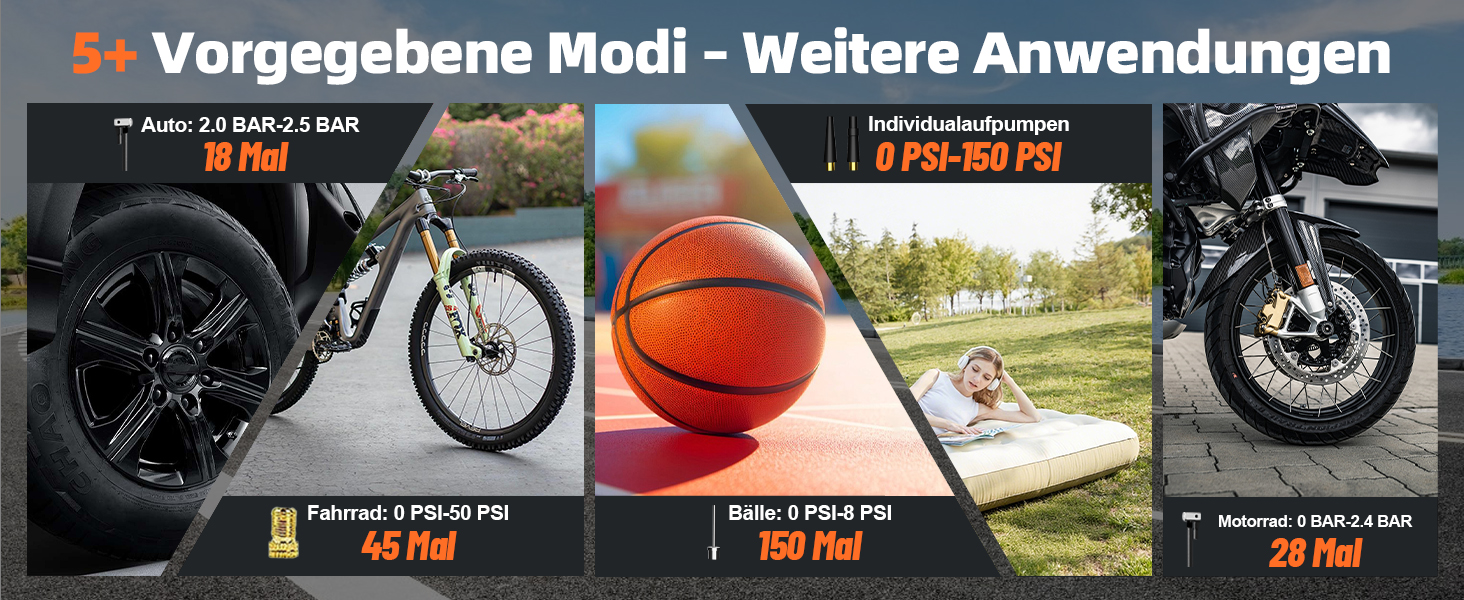 Powerbank для автомобіля Starthilfe 6000A з компресором 150PSI, 12V, для бензинових та дизельних авто (до 10л), QC3.0, LCD, ліхтарик