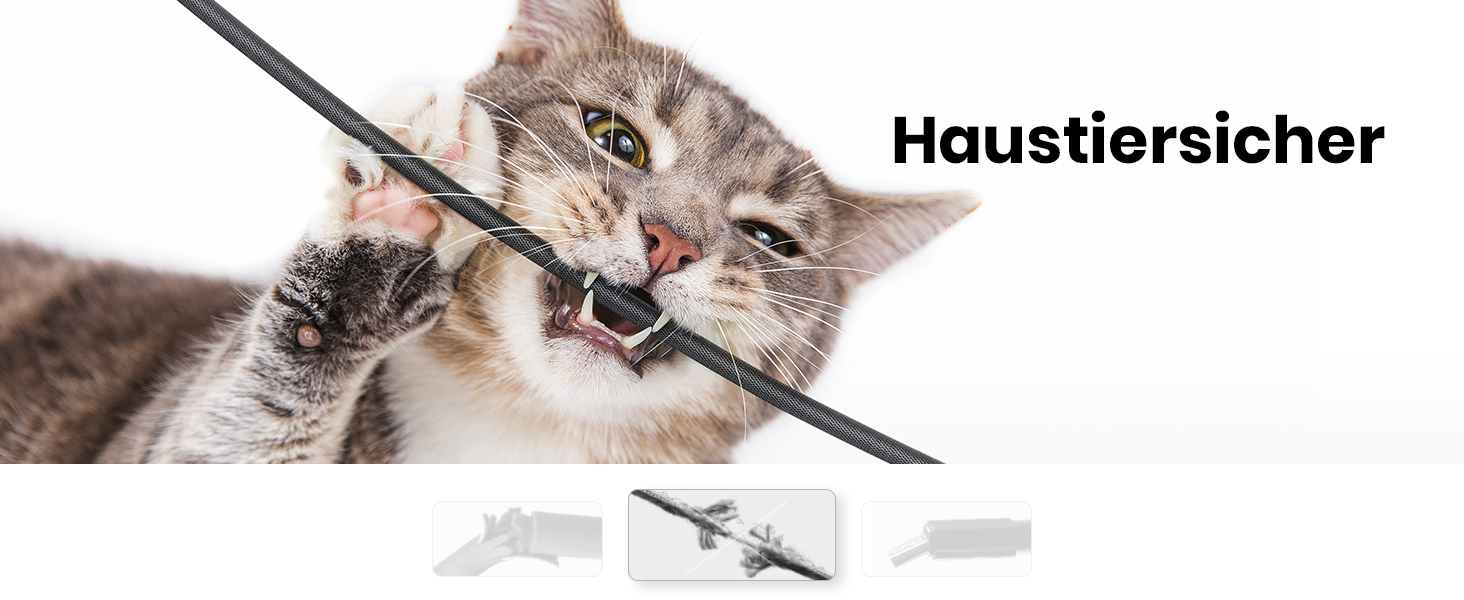 Кабель USB-C 240W, 2 шт. (2м+2м), нейлон, чорний, для iPhone, Samsung, Pixel, iPad, MacBook