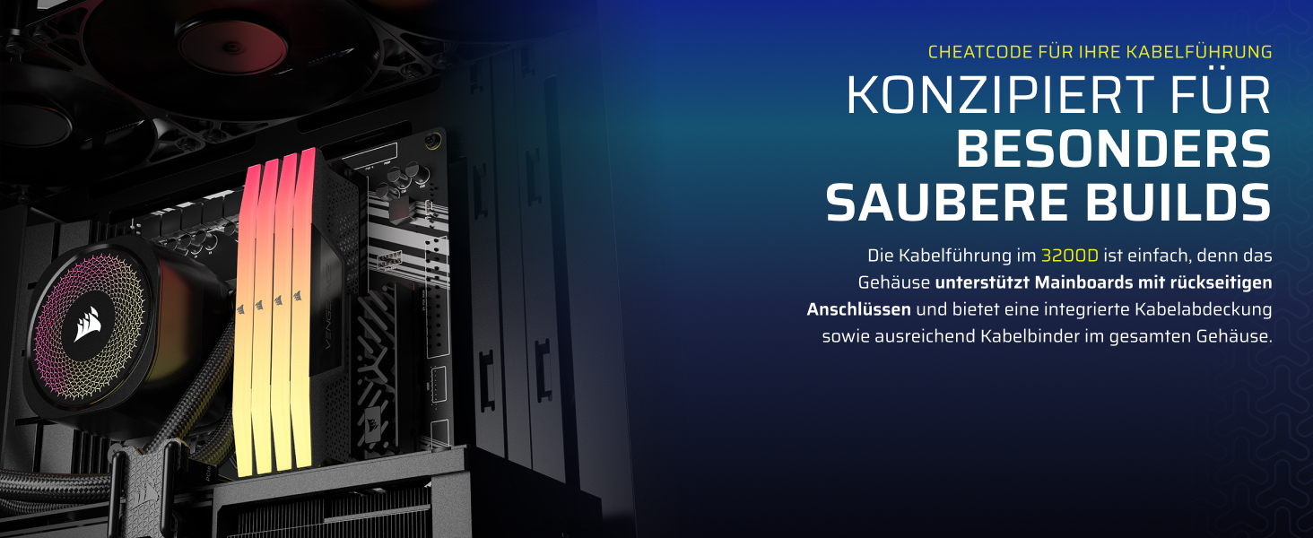 Корпус для ПК Corsair 3200D RS Mid-Tower ATX, чорний