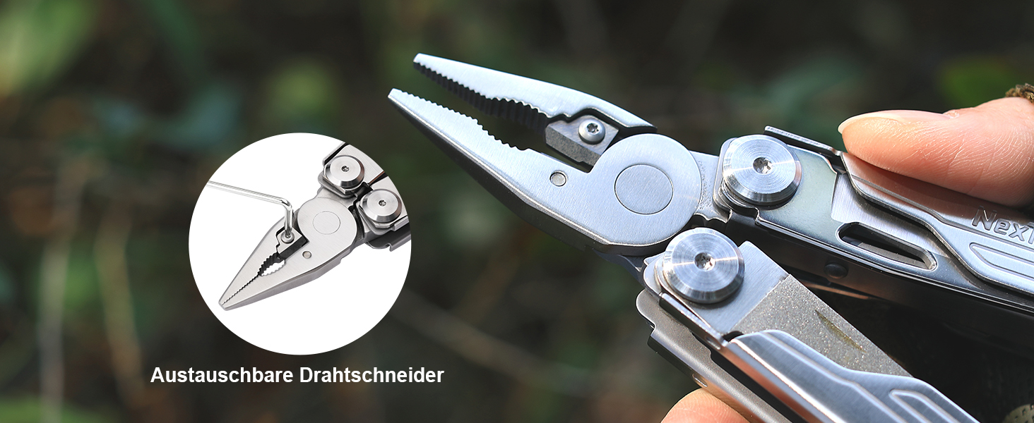 Мультитул NexTool Muiltool 19 в 1: мультифункціональний інструмент з плоскогубцями, ножем, викрутками, ножицями, сталь, для кемпінгу, подарунок для чоловіків