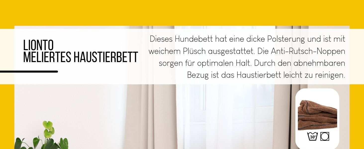 Килимок для собак Lionto знімний, сірий, 75x60 см, м'який, з антиковзаючою основою
