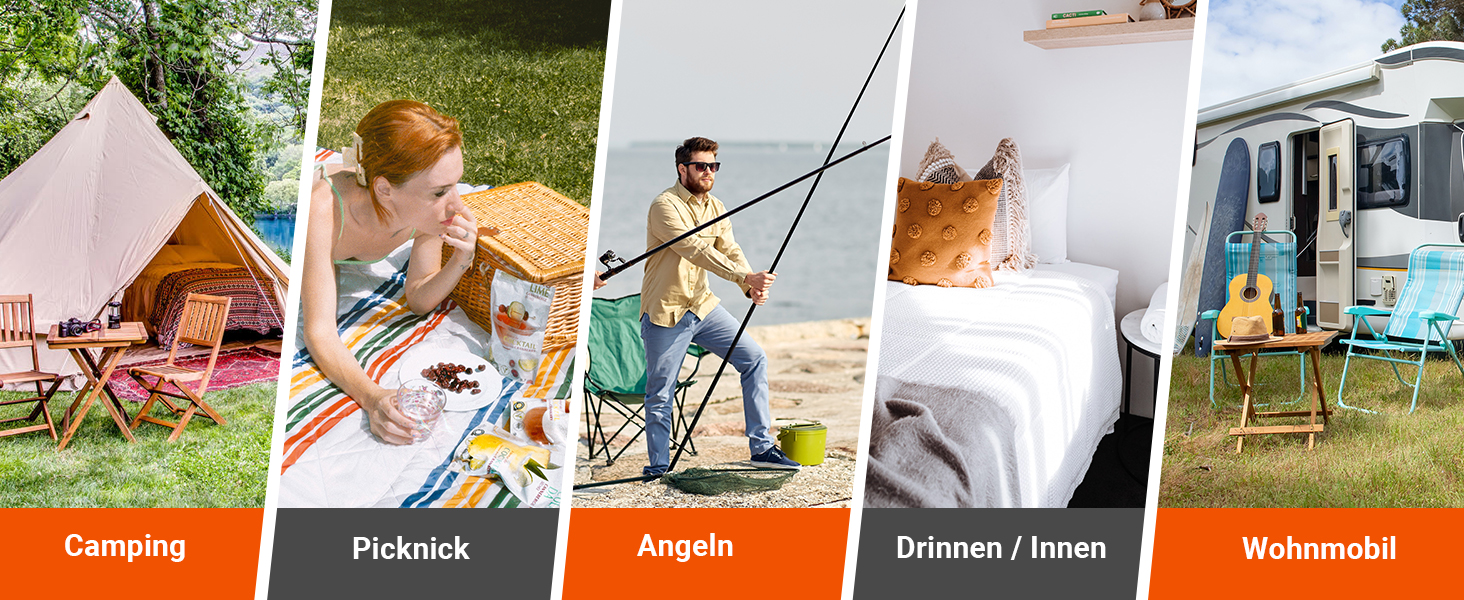 Набір кухонного посуду для кемпінгу KingCamp з антипригарним покриттям (4 шт.)