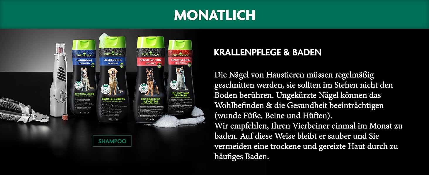 FURminator гребінець для довгошерстих собак та котів - щітка для запобігання ковтунів та сплутаного хутра, версія 2.0