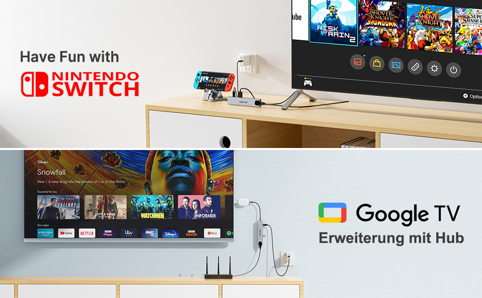 Lemorele Док-станція 12-в-1 з USB-C: 10Gbps, Dual 4K HDMI, VGA, USB 3.1/2.0, 100W PD, SD/TF, Audio - для Windows, MacBook, Dell