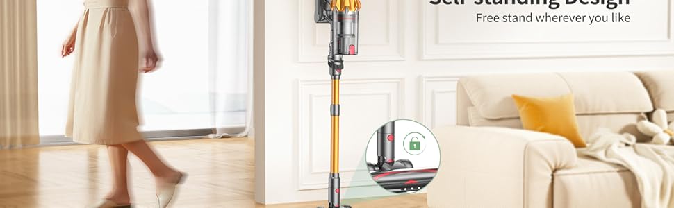 Бездротовий пилосос SunSare X7A: потужний, 45 kPa, 550 W, 60 хвилин, 7 в 1, з підзарядкою та самостійним паркуванням