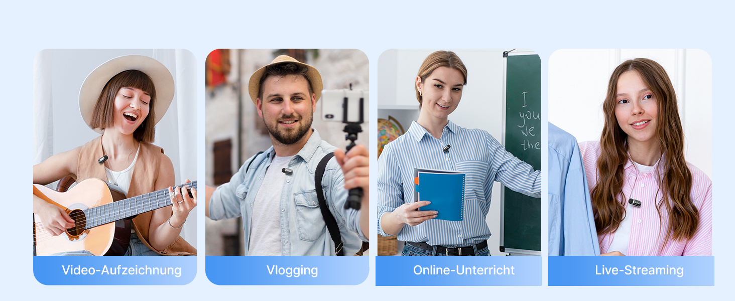 BOYA MINI 2: Бездротовий мікрофон-лавал'єр для iPhone, Android, Vlogging, YouTube, інтерв'ю (Space Silver)