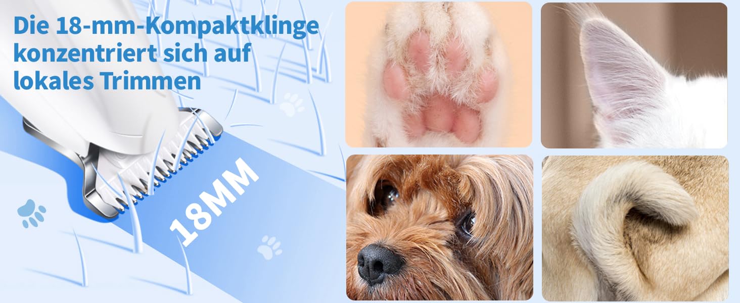 Триммер для собак Paw Trim Pro: безшумна обрізка подушечок лап з LED-підсвічуванням