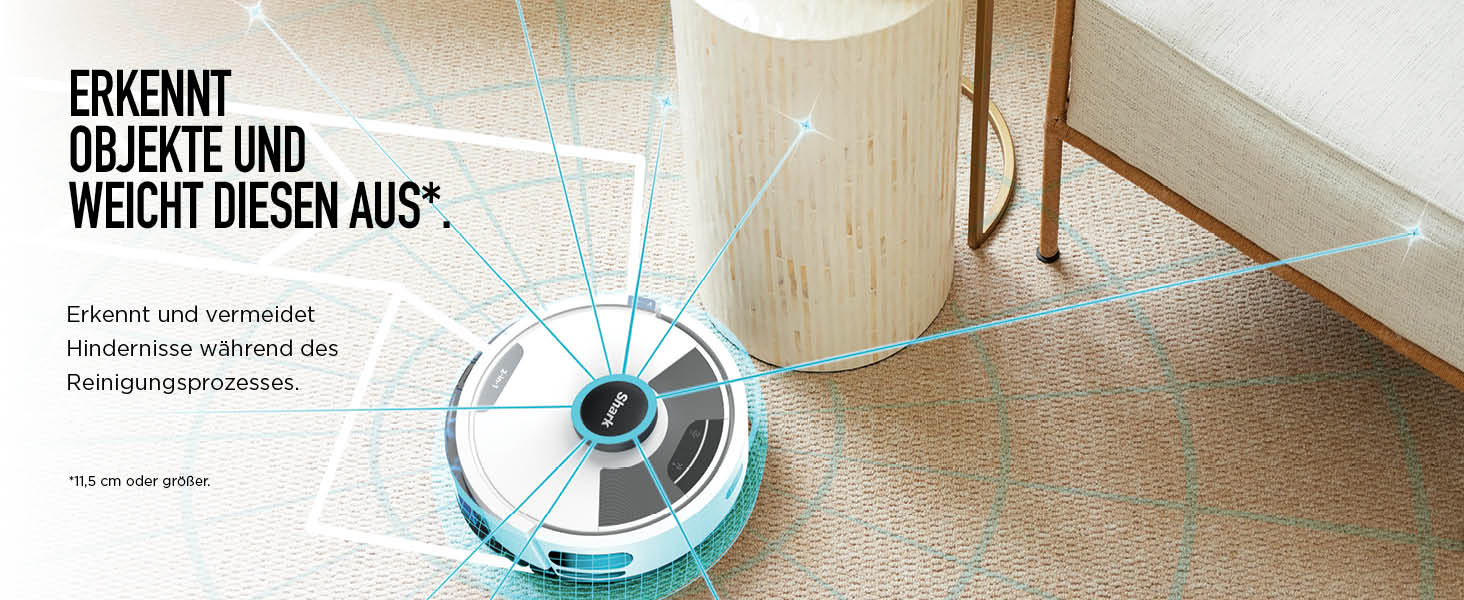 Робот-пилосос Shark Matrix Plus 2-в-1 з функцією миття та станцією самоочищення, самостійно спорожняється, для шерсті тварин, килимів та твердих підлог, 14,5 см (автоматичне спорожнення, білий)