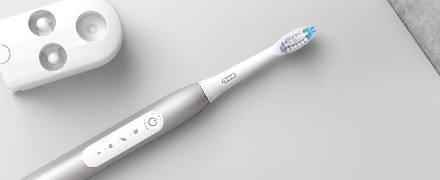 Електрична звукова зубна щітка Oral-B Pulsonic Slim Luxe 4000 - 3 режими чищення для догляду за зубами та яснами, подарунок для чоловіків/жінок