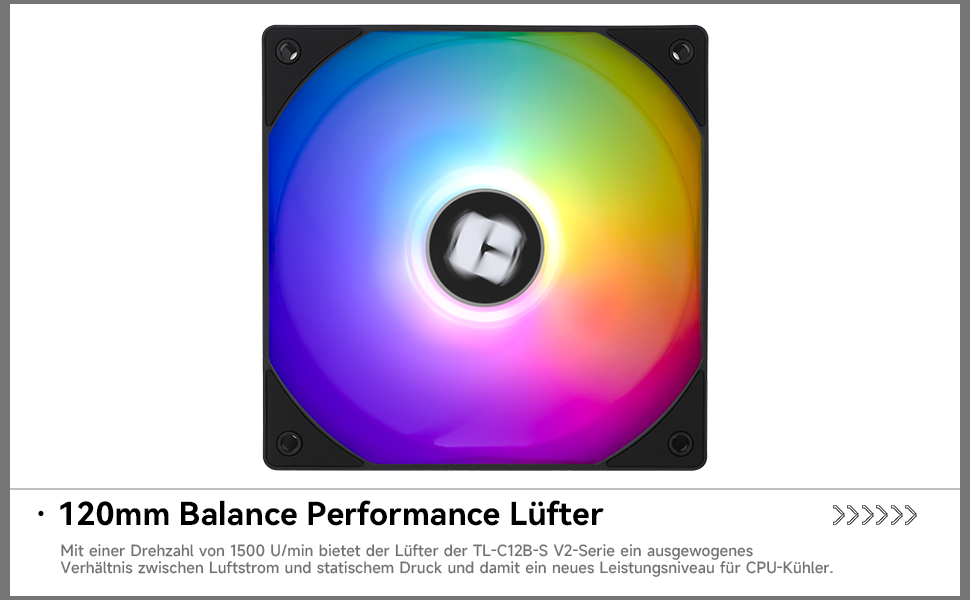 CPU кулер TR PS120SE ARGB з 7 тепловими трубками, Dual PWM вентилятор, технологія AGHP, під AMD AM4 AM5/Intel 1700/1150/1151/1200