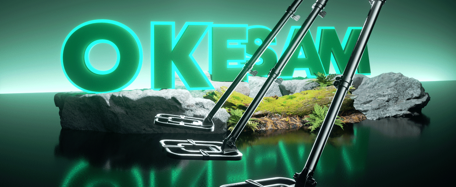 Металодетектор професійний для дорослих та дітей – вологостійкий, з LCD-дисплеєм та 10-дюймовою котушкою, бездротовий, складний, з акумулятором 2000mAh – високоточний металошукач (Оранжевий)