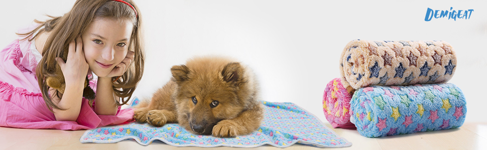 М'яка ковдра для собак та котів Demigeat, 3 шт. - тепла, миюча, для літа та весни, велика зірка