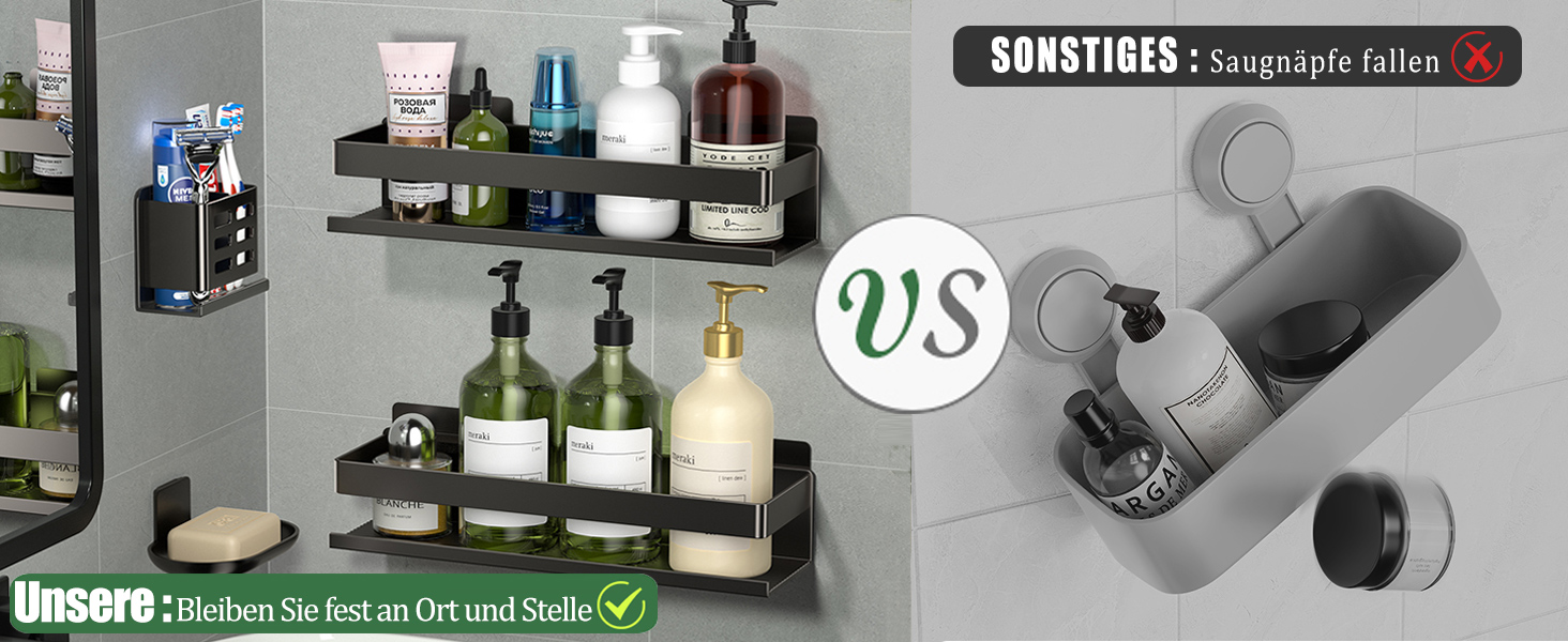 Алюмінієвий кухонний органайзер для ванної кімнати: 2 шт., 30 см, самоклеючий, для кріплення на стіну