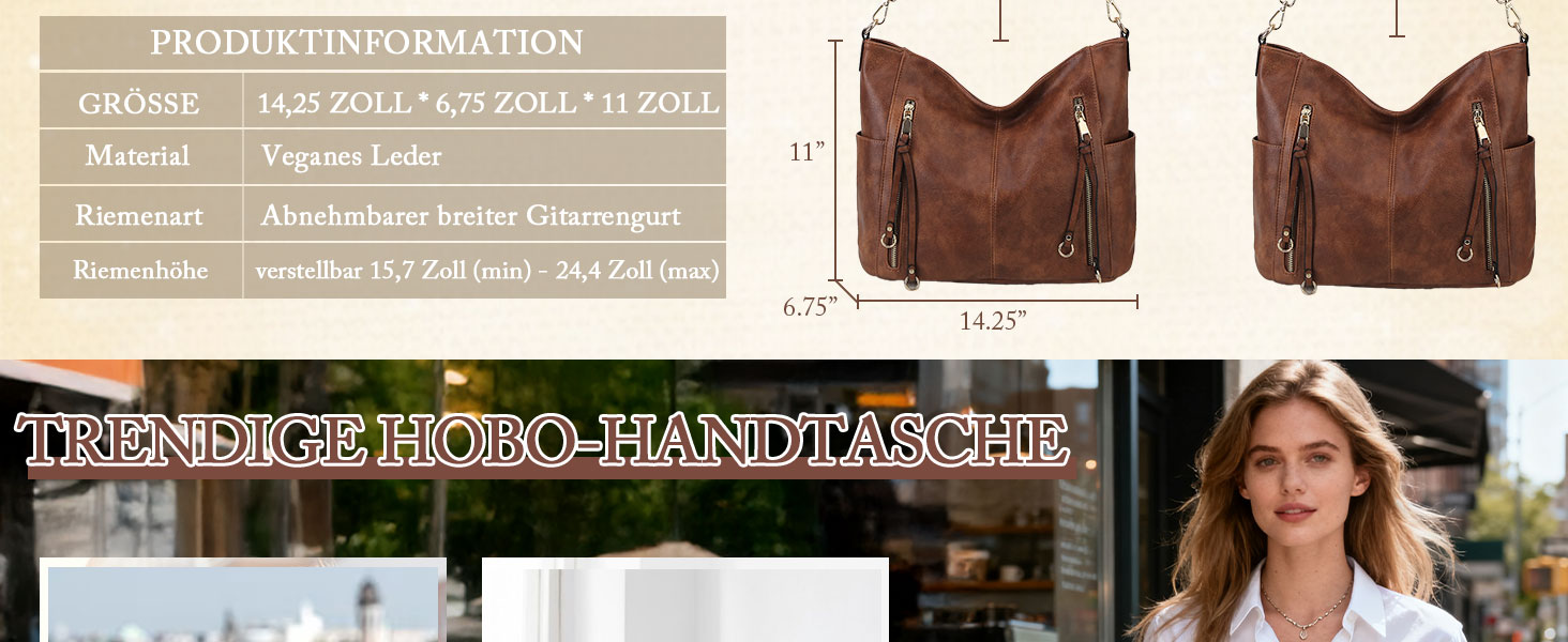 Сумка жіноча шкіряна Chase Chic: шопер, крос-боді, Hobo, комплект з гаманцем, велика, коричнева