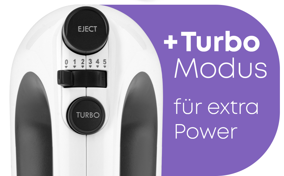 Міксер ручний Bomann HM 6054 CB | 400 Вт, 5 швидкостей, нержавіюча сталь