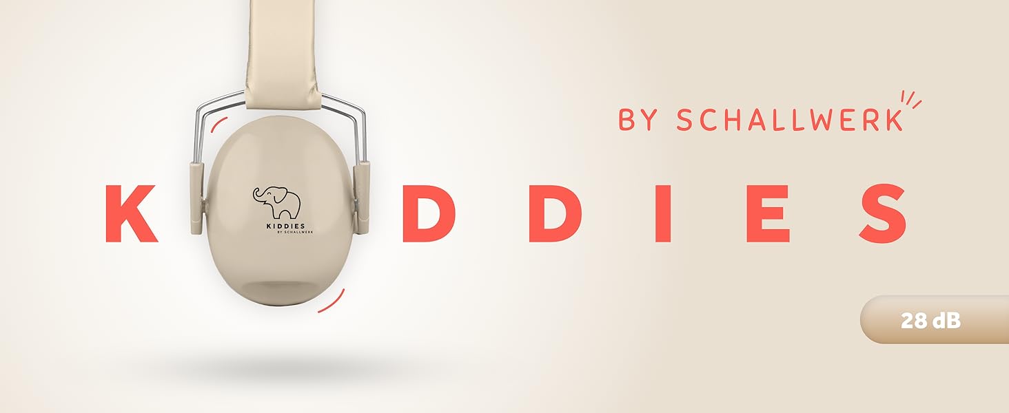 Schallwerk® Kapselgehörschutz Kiddies (Sandy Beige) - Навушники для захисту вух для дітей, Schallwerk®
