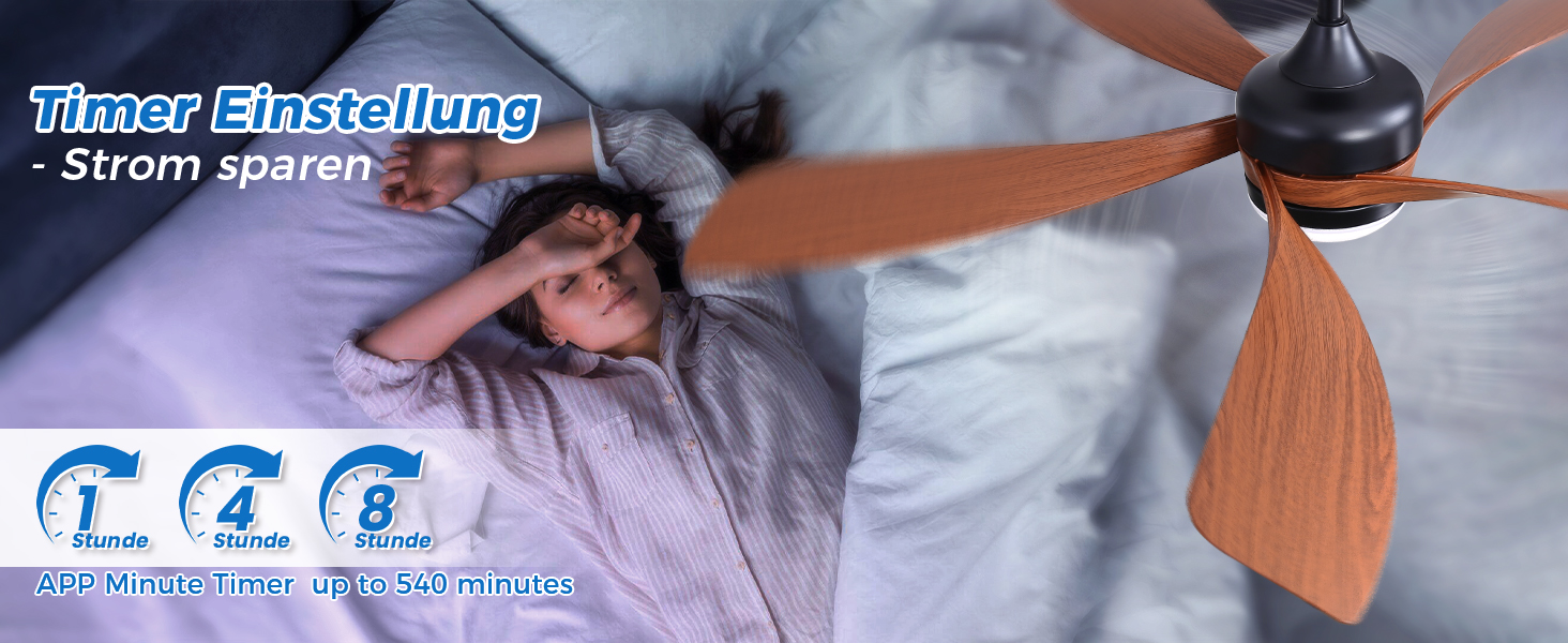 Стельовий вентилятор Sofucor Smart з підсвічуванням 132 см, управління через Alexa/APP, пульт, 3 режими світла, таймер, 6 швидкостей, DC мотор, коричнево-чорний