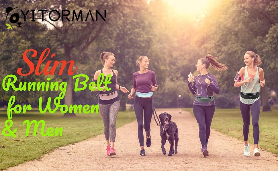 Пояс для бігу з водонепроникним, регульованим, еластичним ремінцем, кишеня, стійка до поту, для телефонів та різних розмірів талії, велика місткість, біг, тренування, на відкритому повітрі (Рожевий)