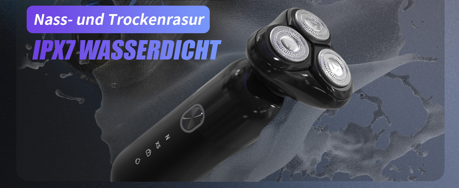 Електричний гоління для чоловіків Sejoy з 4D головкою, бездротовий, для мокрого та сухого гоління, потужний мотор