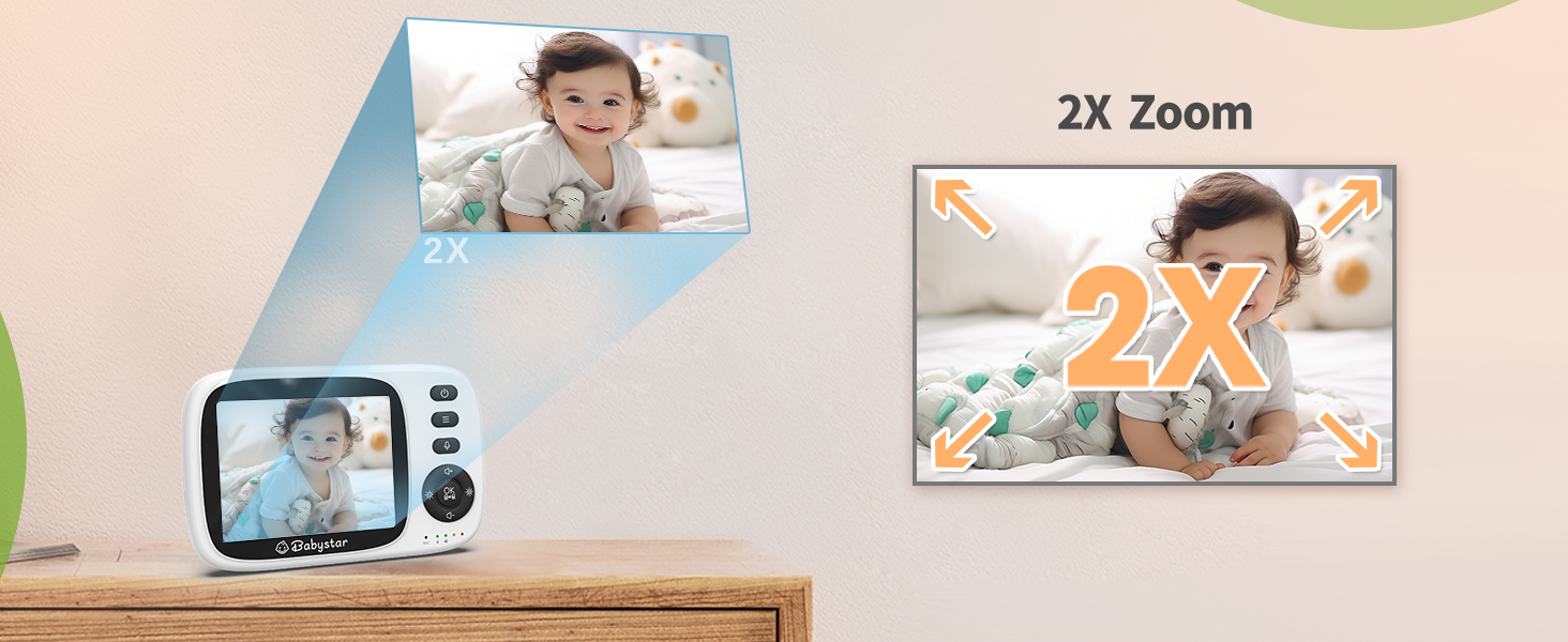 Дитячий відеоняня Babystar MC632A з камерою, 3.2